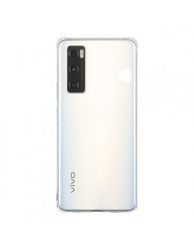 Coque Vivo Y70 Travel to your Heart Blanc Voyage Coeur Transparente - Project M