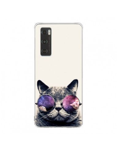 Coque Vivo Y70 Chat à lunettes - Gusto NYC