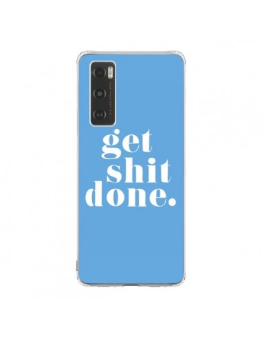 Coque Vivo Y70 Get Shit Done Bleu - Shop Gasoline