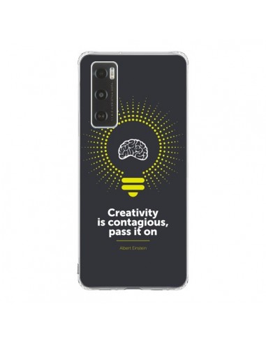 Coque Vivo Y70 Creativity is contagious, Einstein - Shop Gasoline