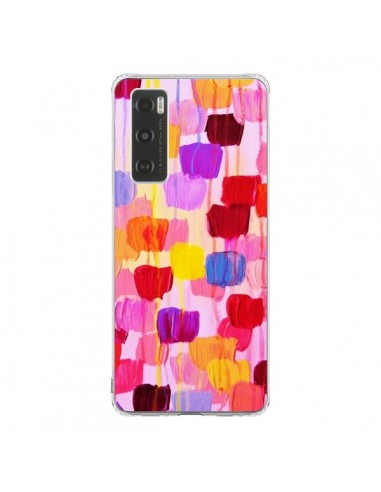 Coque Vivo Y70 Pois Roses Dottie - Ebi Emporium