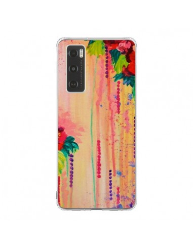 Coque Vivo Y70 Strawberry Confetti Flowers - Ebi Emporium