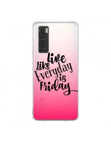 Coque Vivo Y70 Everyday Friday Vendredi Live Vis Transparente - Ebi Emporium