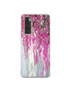 Coque Vivo Y70 Tempête Rose Transparente - Ebi Emporium