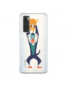Coque Vivo Y70 Futur Roi Lion King Rafiki Transparente -...