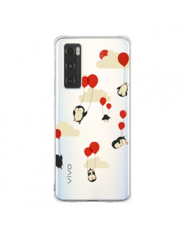 Coque Vivo Y70 Pingouin Ciel Ballons Transparente - Jay Fleck