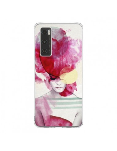 Coque Vivo Y70 Bright Pink Portrait Femme - Jenny Liz Rome