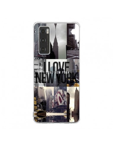 Coque Vivo Y70 I love New Yorck City noir - Javier Martinez