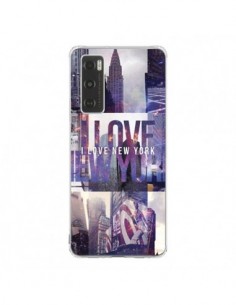 Coque Vivo Y70 I love New Yorck City violet - Javier...