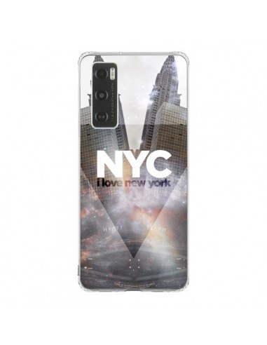 Coque Vivo Y70 I Love New York City Gris - Javier Martinez