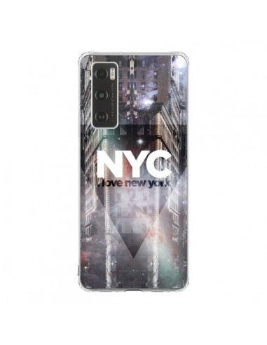 Coque Vivo Y70 I Love New York City Violet - Javier Martinez