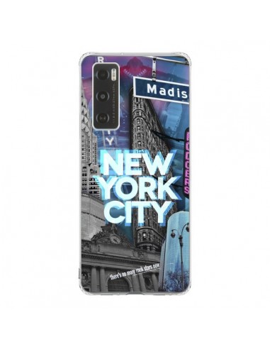 Coque Vivo Y70 New York City Buildings Bleu - Javier Martinez