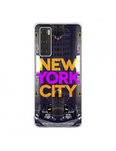 Coque Vivo Y70 New York City Orange Violet - Javier Martinez