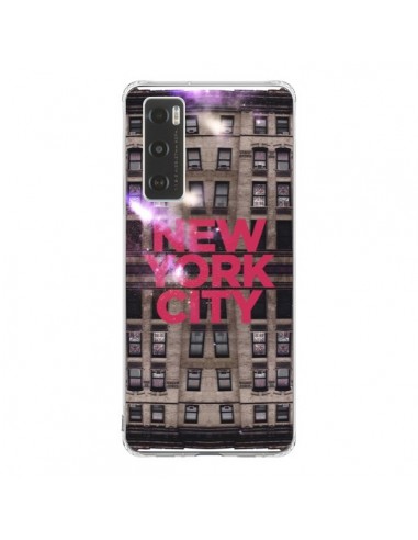 Coque Vivo Y70 New York City Buildings Rouge - Javier Martinez