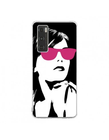 Coque Vivo Y70 Fille Lunettes Roses - Jonathan Perez