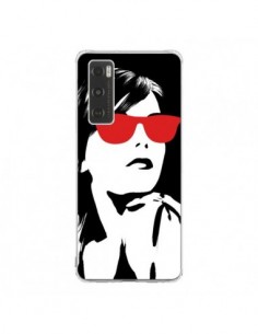 Coque Vivo Y70 Fille Lunettes Rouges - Jonathan Perez
