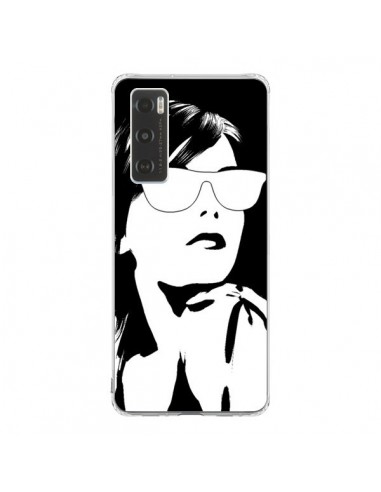 Coque Vivo Y70 Fille Lunettes Blanches - Jonathan Perez