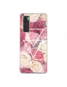 Coque Vivo Y70 Roses Triangles Fleurs - Jonathan Perez