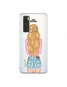 Coque Vivo Y70 Blonde Don't Care Transparente -...