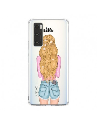 Coque Vivo Y70 Blonde Don't Care Transparente - kateillustrate