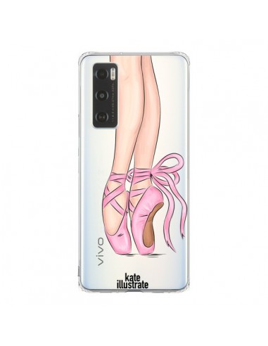 Coque Vivo Y70 Ballerina Ballerine Danse Transparente - kateillustrate