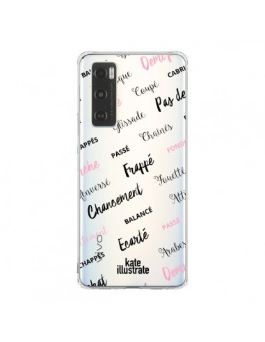 Coque Vivo Y70 Ballerina Ballerine Mots Transparente - kateillustrate