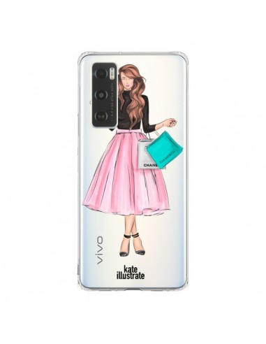 Coque Vivo Y70 Shopping Time Transparente - kateillustrate