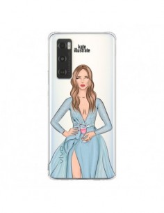 Coque Vivo Y70 Cheers Diner Gala Champagne Transparente -...