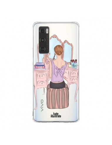 Coque Vivo Y70 Vanity Coiffeuse Make Up Transparente - kateillustrate