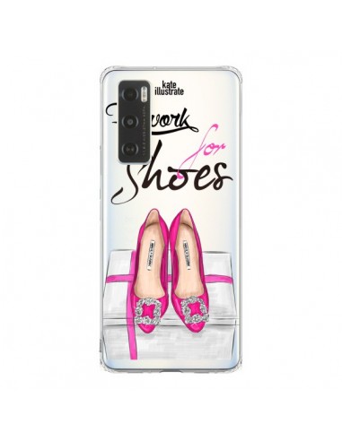 Coque Vivo Y70 I Work For Shoes Chaussures Transparente - kateillustrate