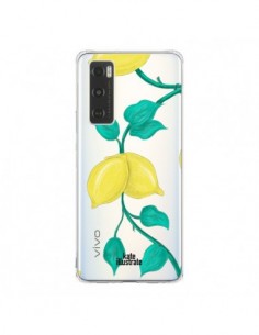 Coque Vivo Y70 Lemons Citrons Transparente - kateillustrate