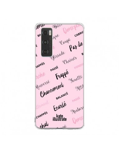 Coque Vivo Y70 Ballerina Ballerine Mots - kateillustrate