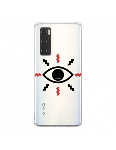 Coque Vivo Y70 Eye I See You Oeil Transparente - Koura-Rosy Kane