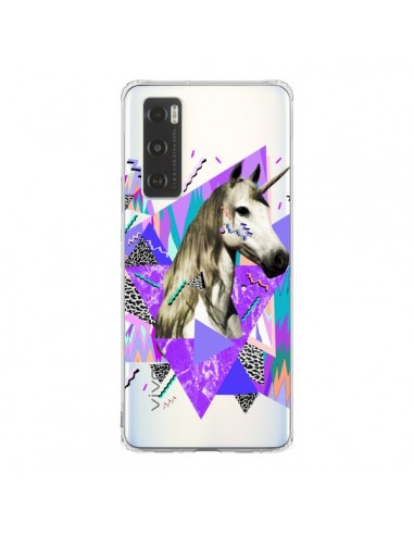 Coque Vivo Y70 Licorne Unicorn Azteque Transparente - Kris Tate