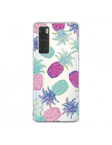 Coque Vivo Y70 Ananas Pineapple Fruit Ete Summer Transparente - Lisa Argyropoulos