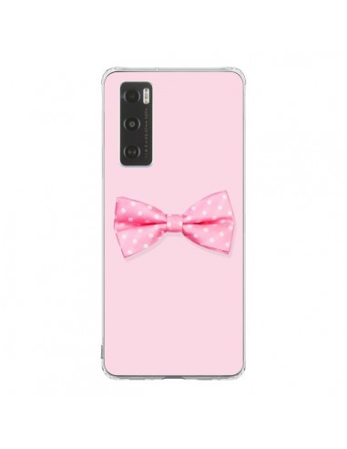 Coque Vivo Y70 Noeud Papillon Rose Girly Bow Tie - Laetitia