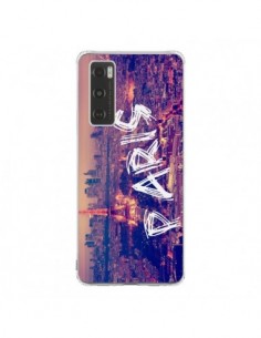 Coque Vivo Y70 Paris Tour Eiffel Tower Nuit - Laetitia