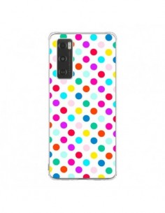 Coque Vivo Y70 Pois Multicolores - Laetitia