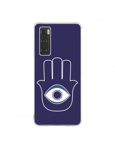 Coque Vivo Y70 Main de Fatma Oeil Bleu - Laetitia