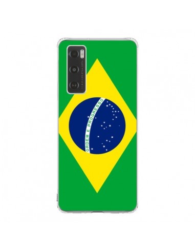 Coque Vivo Y70 Drapeau Brésil Brésilien - Laetitia