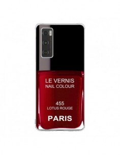 Coque Vivo Y70 Vernis Paris Lotus Rouge - Laetitia
