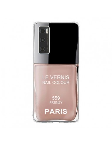 Coque Vivo Y70 Vernis Paris Frenzy Beige - Laetitia