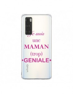 Coque Vivo Y70 Je suis une maman trop géniale...