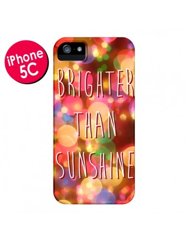 Coque Brighter Than Sunshine Paillettes pour iPhone 5C - Maximilian San