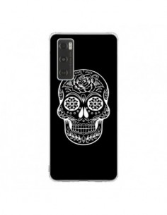 Coque Vivo Y70 Tête de Mort Mexicaine Blanche - Laetitia