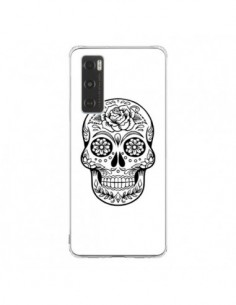 Coque Vivo Y70 Tête de Mort Mexicaine Noir - Laetitia