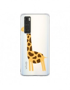 Coque Vivo Y70 Girafe Giraffe Animal Savane Transparente...
