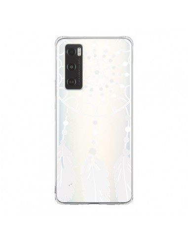 Coque Vivo Y70 Attrape Rêves Blanc Dreamcatcher Transparente - Petit Griffin