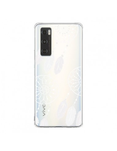 Coque Vivo Y70 Attrape Rêves Blanc Dreamcatcher Triple Transparente - Petit Griffin