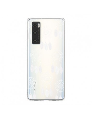 Coque Vivo Y70 Attrape Rêves Blanc Dreamcatcher Mini Transparente - Petit Griffin